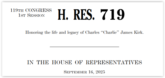 House Resolution 719