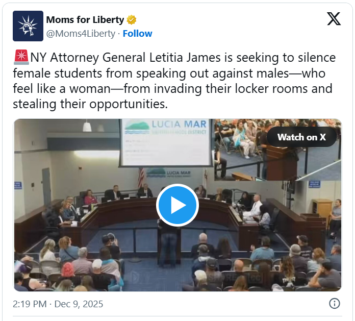 Watch female student speak out at school board meeting