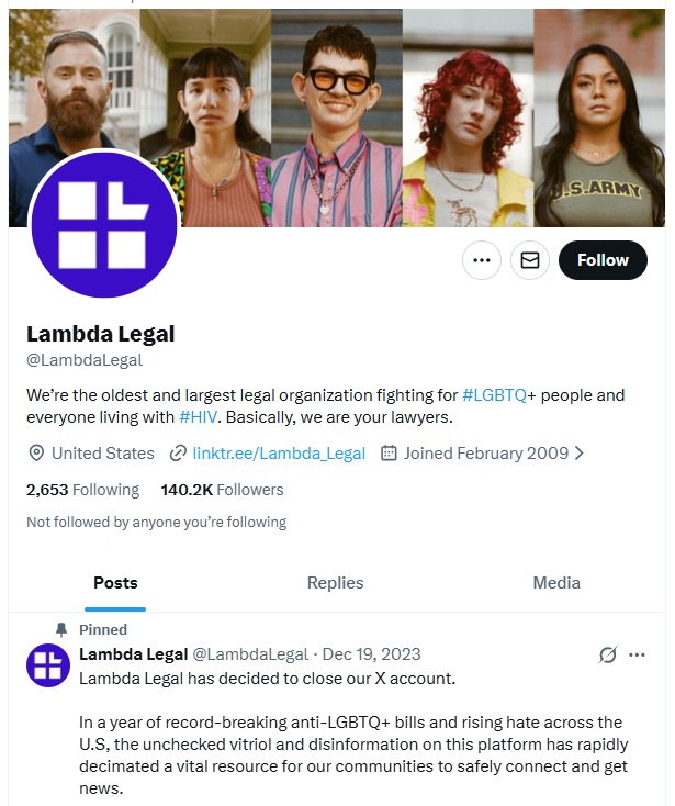 Lambda Legal's final post